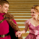 Hermoine (Emma Watson) knows how to make an entrance.
